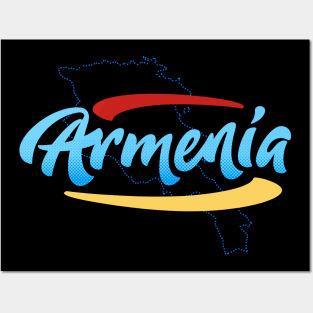 Armenia - Armenian Flag - Armenia Map Posters and Art
